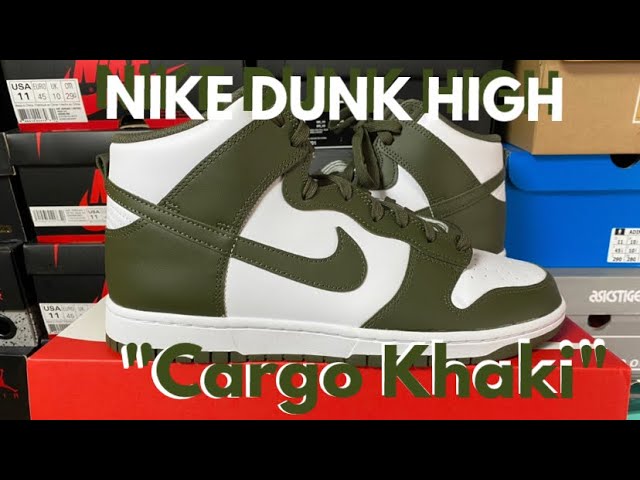 NIKE DUNK HIGH RETRO “Cargo Khaki” review & on feet!! - YouTube