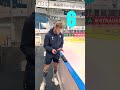 Puck throwing challenge with ERC Ingolstadt! 🇩🇪