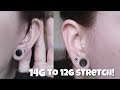 14G TO 12G STRETCH | SECOND LOBES | Ear Stretching Journey |