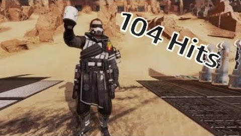 Scout of action 104 hits with controller Dark Cloud skin (OLD SCORE)