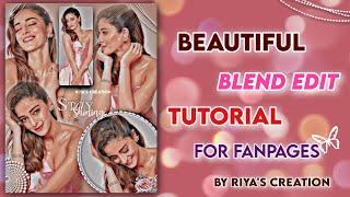 How To Make Blend Edit? Riyas Creation