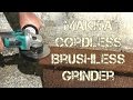 Makita Cordless Brushless Angle Grinder DGA504 / XAG03 Review