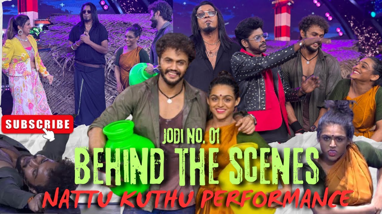 Behind the scene of Jodi😍🧿 | Nattu kuthu performance | 3 continuous Rocky bhai😎❤️