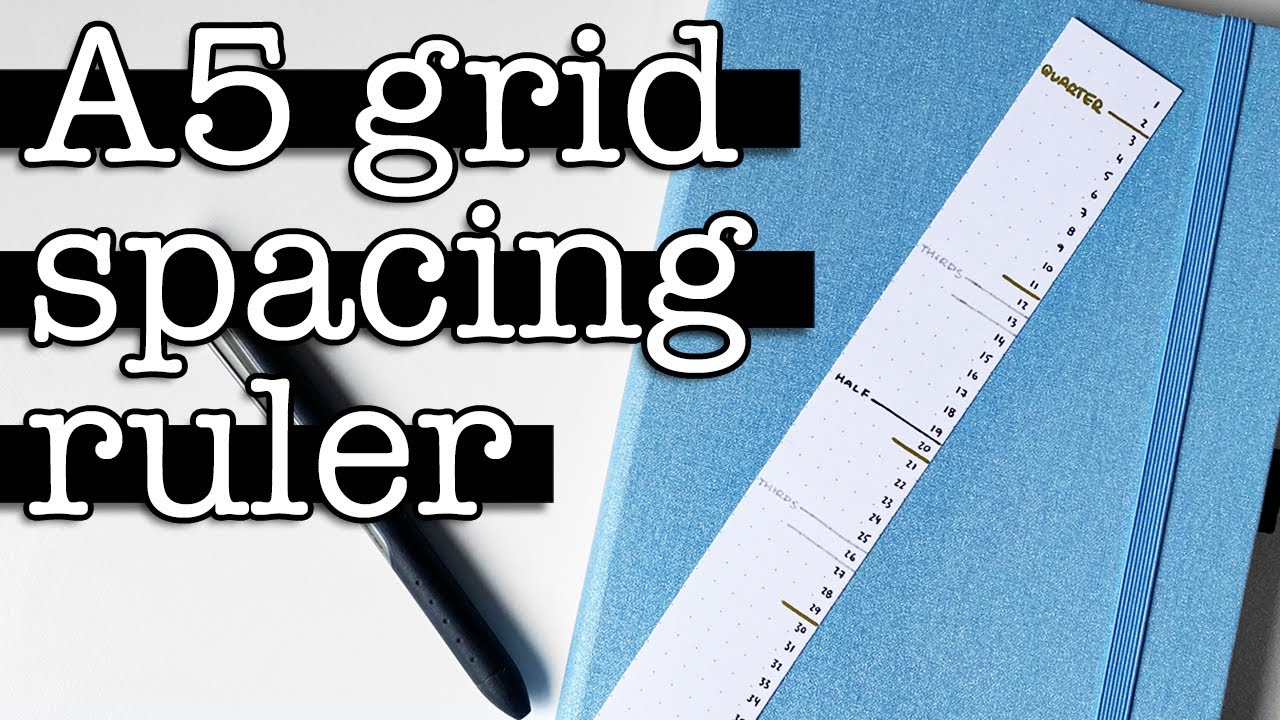 Grid-spacing Ruler 💜 How to make one fast 