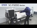 Loading Media (Epson SC-F9200 Series) CMP0064-00