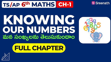 Knowing Our Numbers: Full Chapter in తెలుగు | TS/AP Class 6 Maths | Chapter 1 | Sreenath Academy