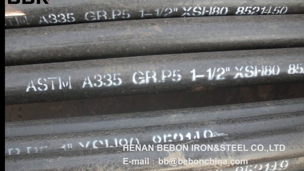 BBN steel ASTM A335 GR P5 seamless pipe alloy steel pipe