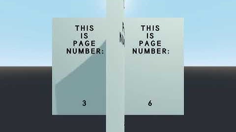 Godot Engine: 3D book animation with dynamically generated content