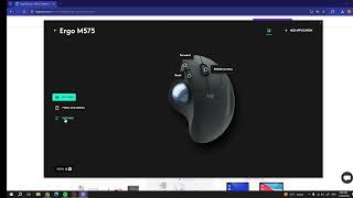 Logitech Ergo M575の左ボタンと右ボタンを入れ替える方法は？
