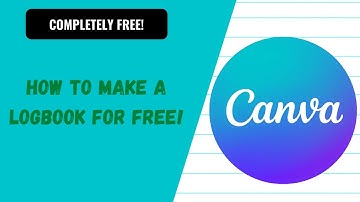 How to make a FREE logbook in Canva- An Amazon KDP Low Content Book Tutorial