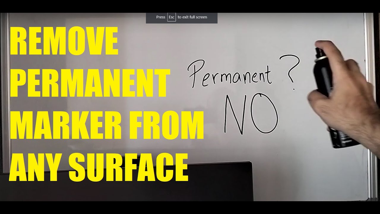 How to Remove Permanent Marker Stains from Any Surface « The Secret  Yumiverse :: WonderHowTo