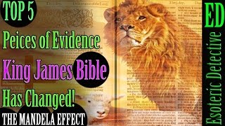 Top 5 Mindblowing Mandela Effects in the King James Bible | #MandelaEffects
