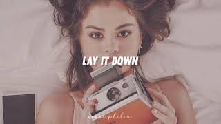 lloyd - lay it down (slowed + reverb)