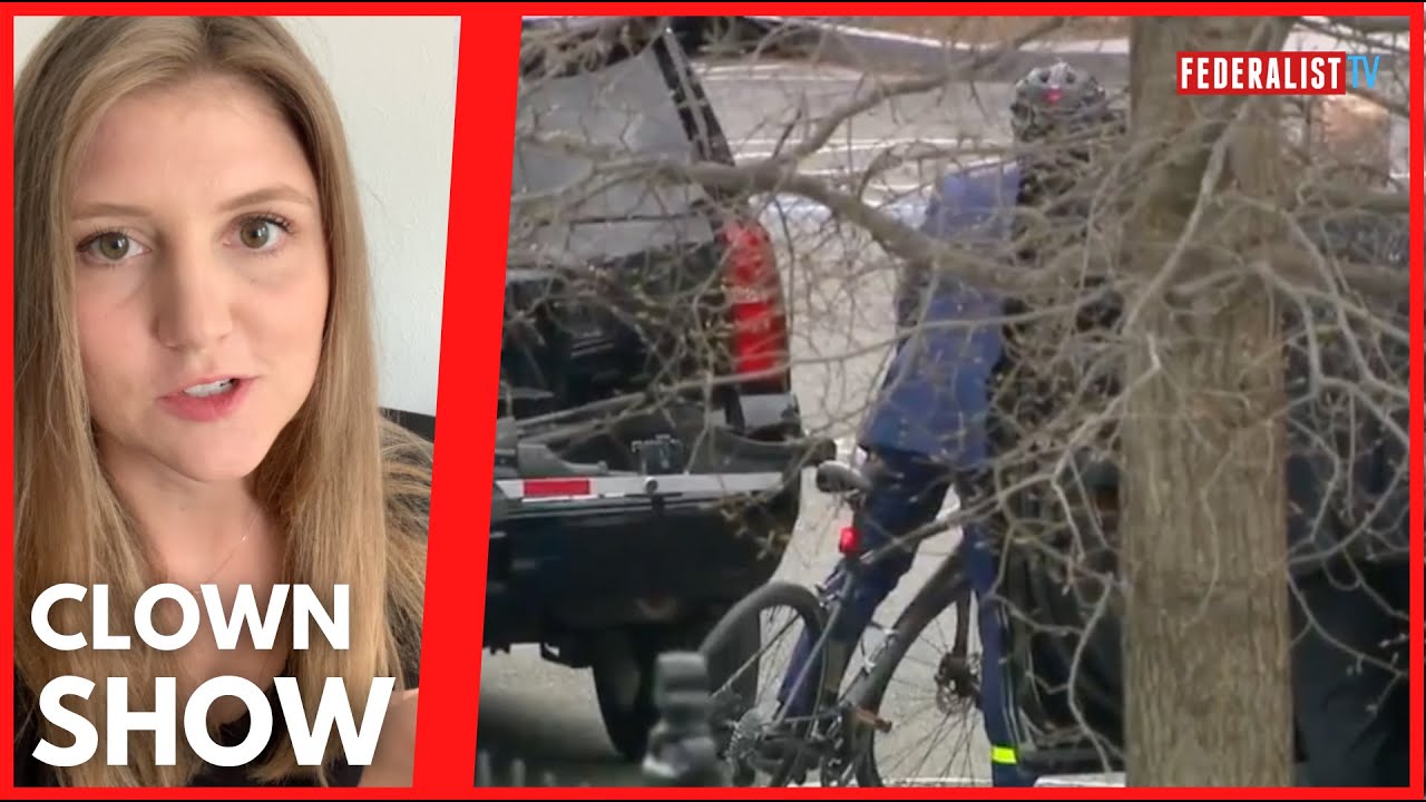 Clown Show: Pete Buttigieg ‘Bikes’ To Work After SUVs Drive Him Part Of The Way