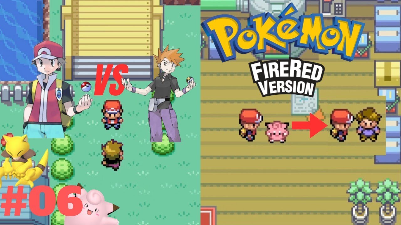 Pokemon Fire Red - part 6 Cerulean City and Bill's House 