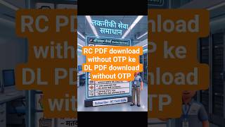 RC card download kaise karen mparivahan se How to download vehicle RC PDF #rc #rctechindia #viral