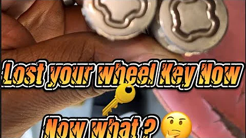 How to remove wheel locks no Key 🔑 and NO SPECIAL TOOLS ( Use what you might already have )