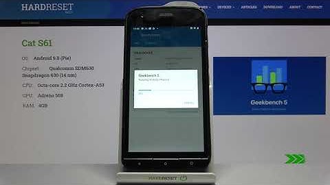 Geekbench 5 Benchmark on CAT S61 – CPU Test Result