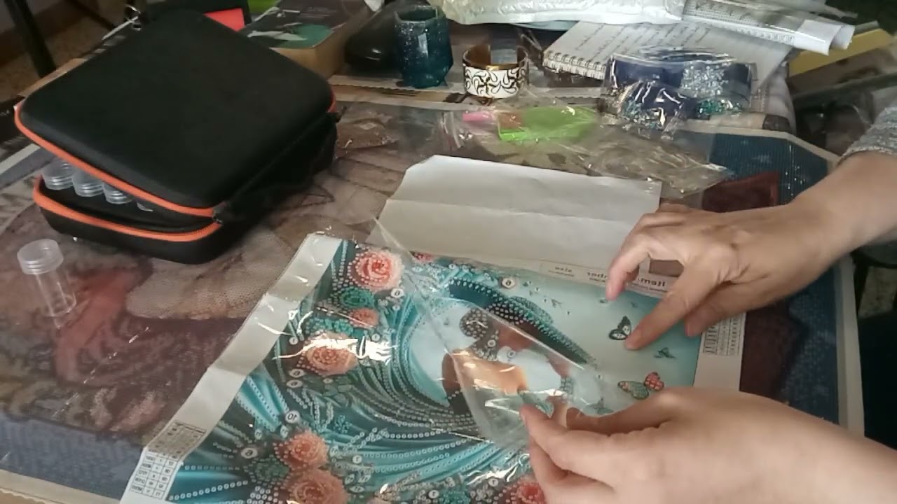 unboxing partenariat #onedaysaving #diamondpainting #loisirscreatifs  🥰😍🤩