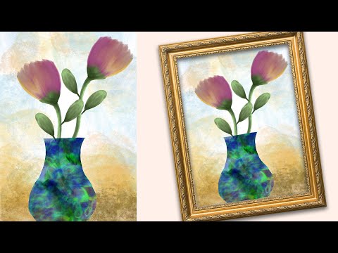 Draw Easy & Simple Flowers  | Adobe Fresco