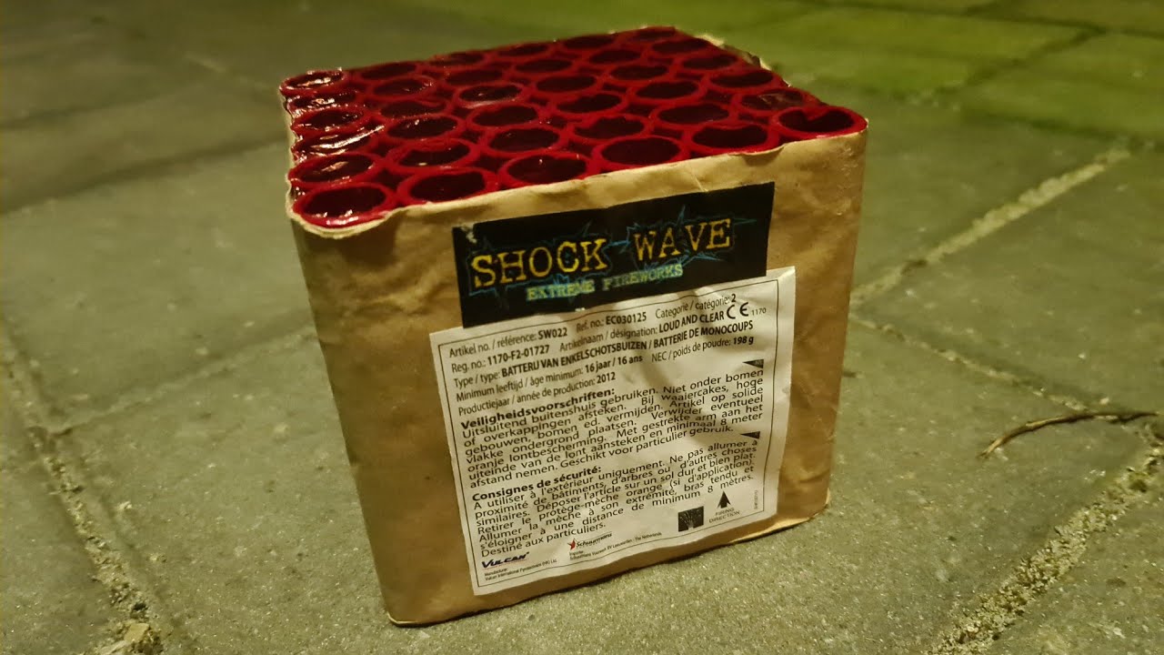 Vulcan Fireworks: Salute cake 2