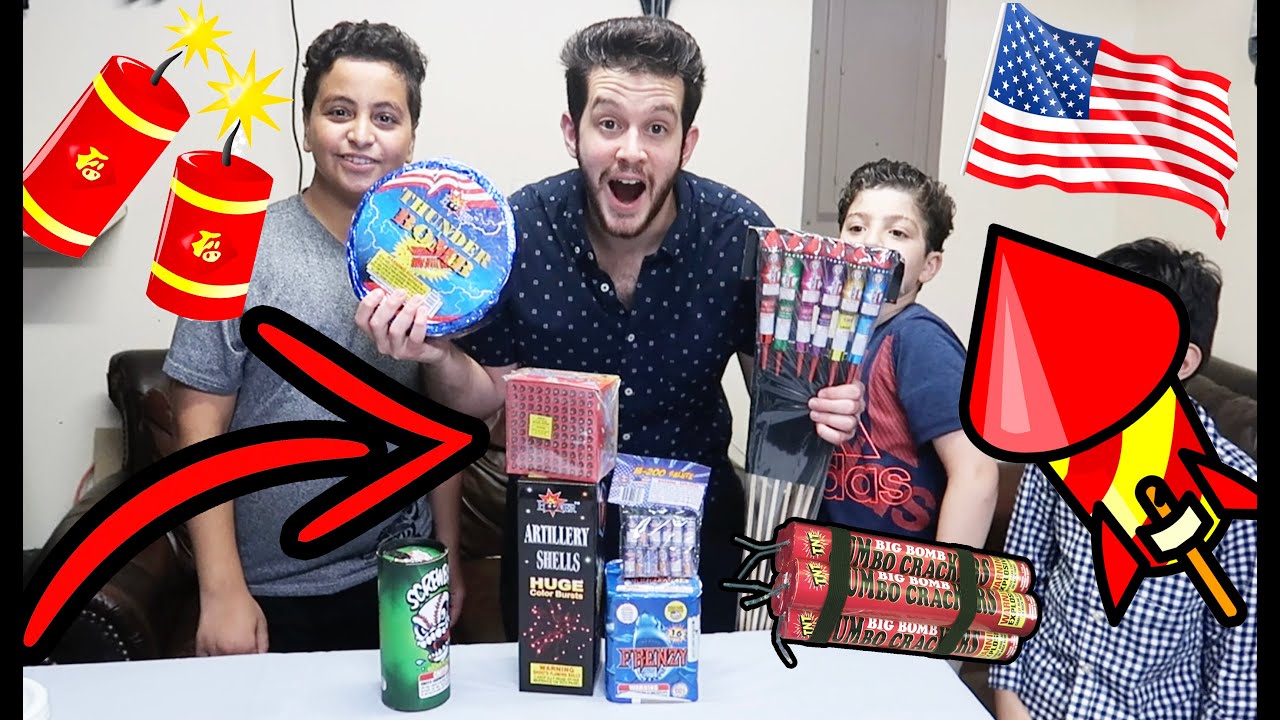 اتصلوا بالشرطة بسبب قوة الالعاب النارية الأطلقناها بقيمة 100.00$😱🔥