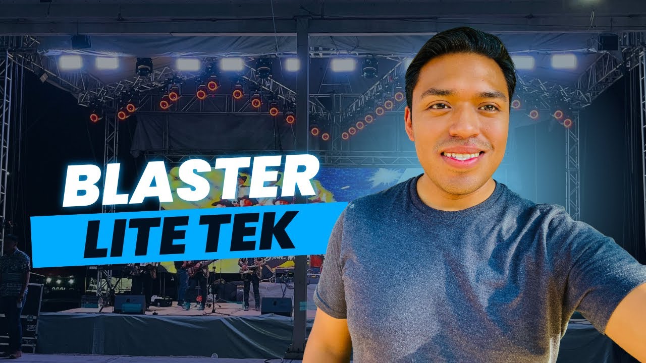 BLASTER EL NUEVO EQUIPO DE LITE TEK QUE TIENE POTENCIA | NODO ART NET | JOSÉ CHANIMIX