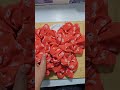 Floral Orange Scrunchie