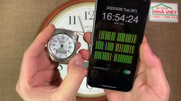 Hướng dẫn chỉnh giờ tự động đồng hồ Radio Control - Wave ceptor nội địa Nhật bản