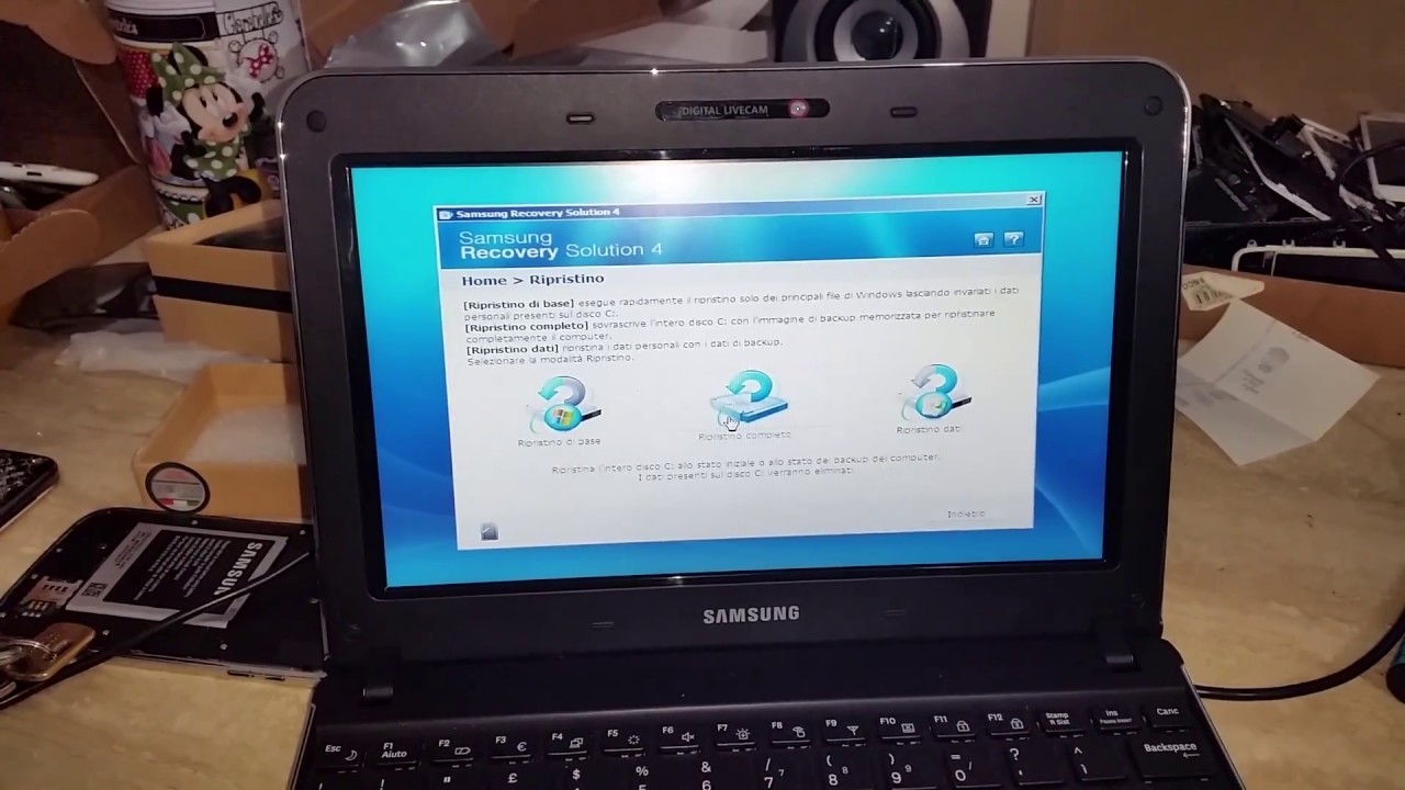 factory reset samsung r60 plus laptop