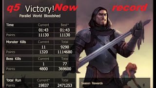 Drakensang Online Q5 Bloodshed Solo New Record First Try