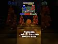 Pumpkin Jack O’ Lantern House Base #minecraft #shorts #halloween