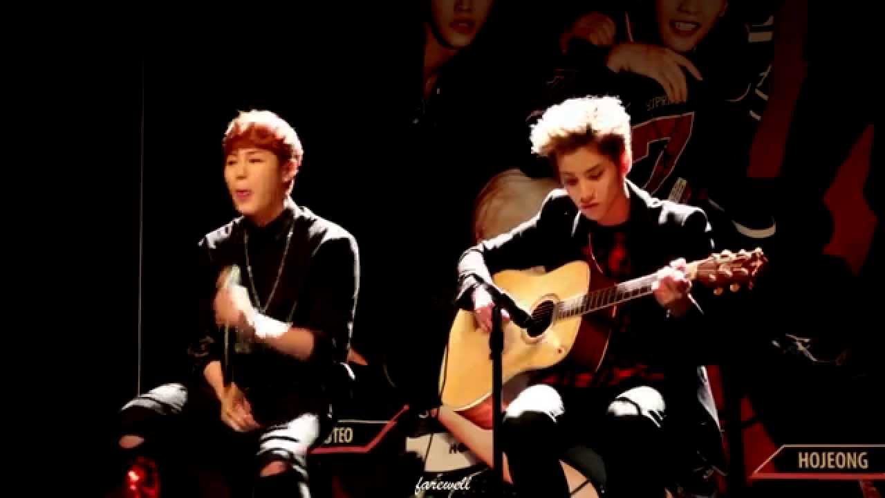 141018 HOTSHOT FANMEETING 성운 호정 듀엣