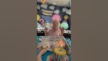 One of Maddys early signs of autism was hand flapping… something she still does. #autism