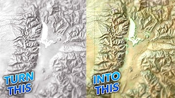 How to Colorize Vintage Black and White Hillshade Maps