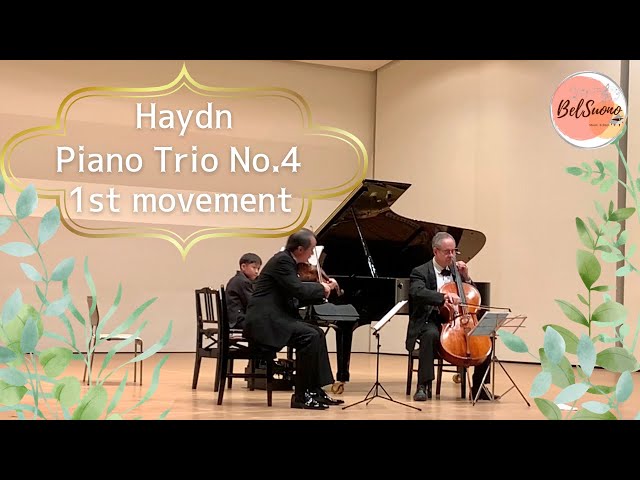 ハイドン】ピアノトリオ4番Hob.ⅩⅤ-39 第1楽章 〔j.Haydn PianoTrio