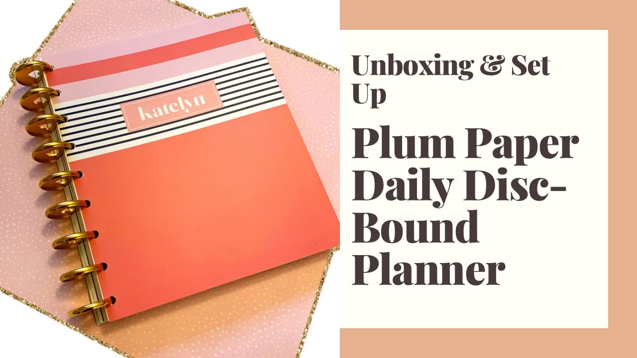 Disc Planner Kit, Discbound Planner Notebook