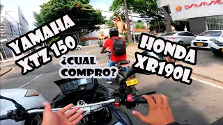 Hee Yamaha XTZ150 o Honda XR190L ¿CUAL compro? Doble Propósito