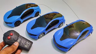 3 rc cars and 1 remote control unboxing and testing | radio control 3D lights rc car | remote gadi