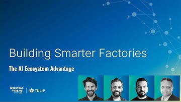 Building Smarter Factories: The AI Ecosystem Advantage | Operations Calling 2025