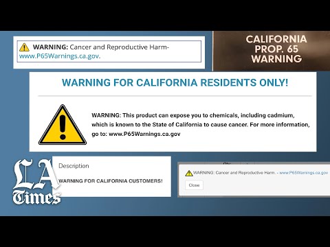 You've seen the warnings But does Prop 65 actually keep you safe
