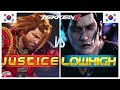 Tekken 8  justice rank 1 paul vs lowhigh rank 1 dragunov  ranked matches