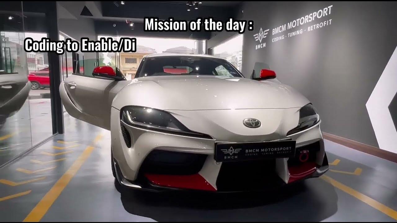 Toyota GR Supra A90/J29 coding Daytime Running Lights Turn Off/On in