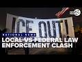 Battle between local law enforcement and federal immigration officials continues