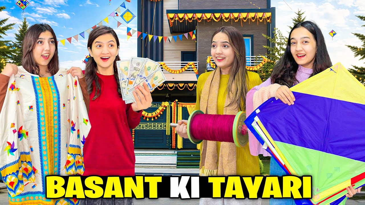 Basant Ki Tyariyan Shuru Krdin 😍|4000 kites order Krlin😱|Hira Ka Birthday Gift Surprise🥳|Sistrology 