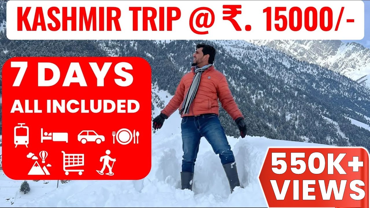 Kashmir tour 2025 under 15k | Complete travel guide for kashmir budget trip