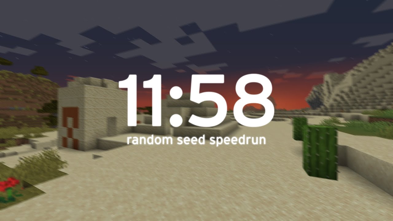 I Beat Minecraft in Under 12 Minutes - YouTube