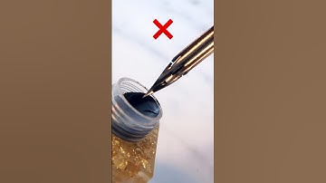 How To Prep a Brand New Calligraphy Nib - Potato Windex Method #calligraphymasters #penmanship