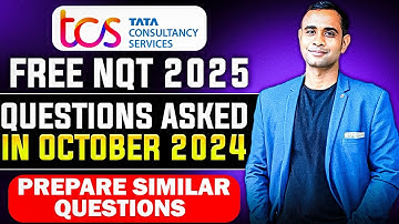 TCS NQT 2024 Asked Questions |  TCS NQT PYQ 2024 | Pratik Sir