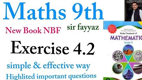 Maths class 9th | chapter 4 | Exercise 4.2 | Factorization and Algebraic manipulation | NBF| ex 4.2